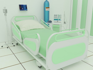 Intensive Care Unit 3 - 4K Modelo 3D