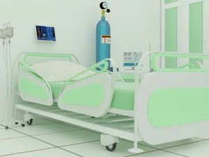 Intensive Care Unit 3 - 4K 3D Model