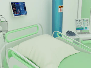 Intensive Care Unit 3 - 4K 3D Model
