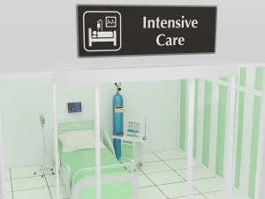 Intensive Care Unit 3 - 4K 3D Model