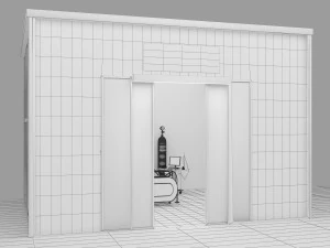 Intensive Care Unit 3 - 4K 3D Model
