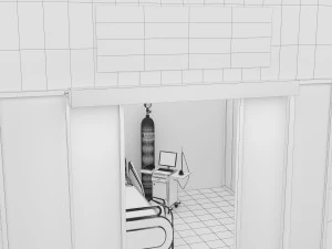 Intensive Care Unit 3 - 4K 3D Model