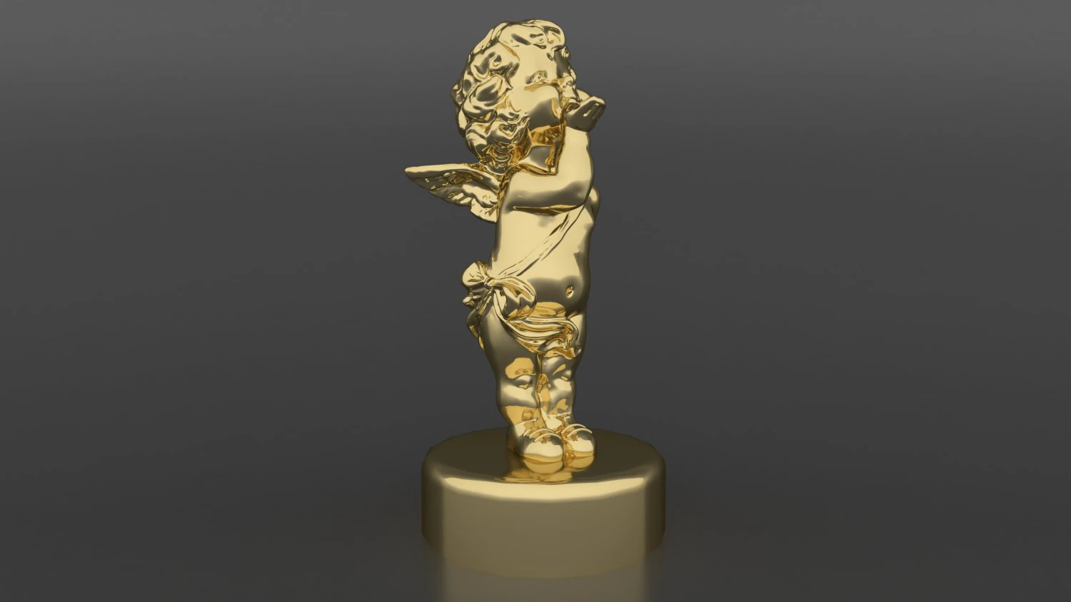 Love Angel 4K 3D Model .c4d .max .obj .3ds .fbx .stl .blend 