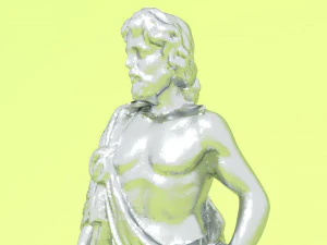 Roman Emperor Statue 3D Model