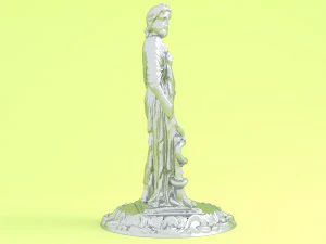 Roman Emperor Statue 3D Model