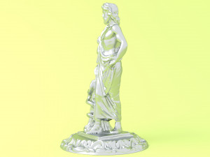 Roman Emperor Statue 3D 模型