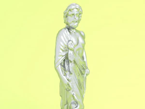 Roman Emperor Statue 3D Model