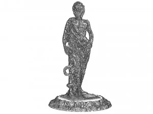 Roman Emperor Statue 3D Model