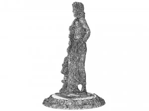 Roman Emperor Statue 3D Model
