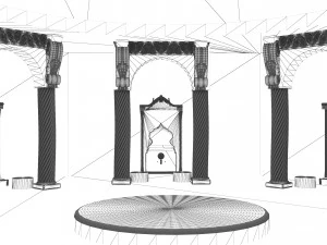 Pemandian Turki 4K Model 3D