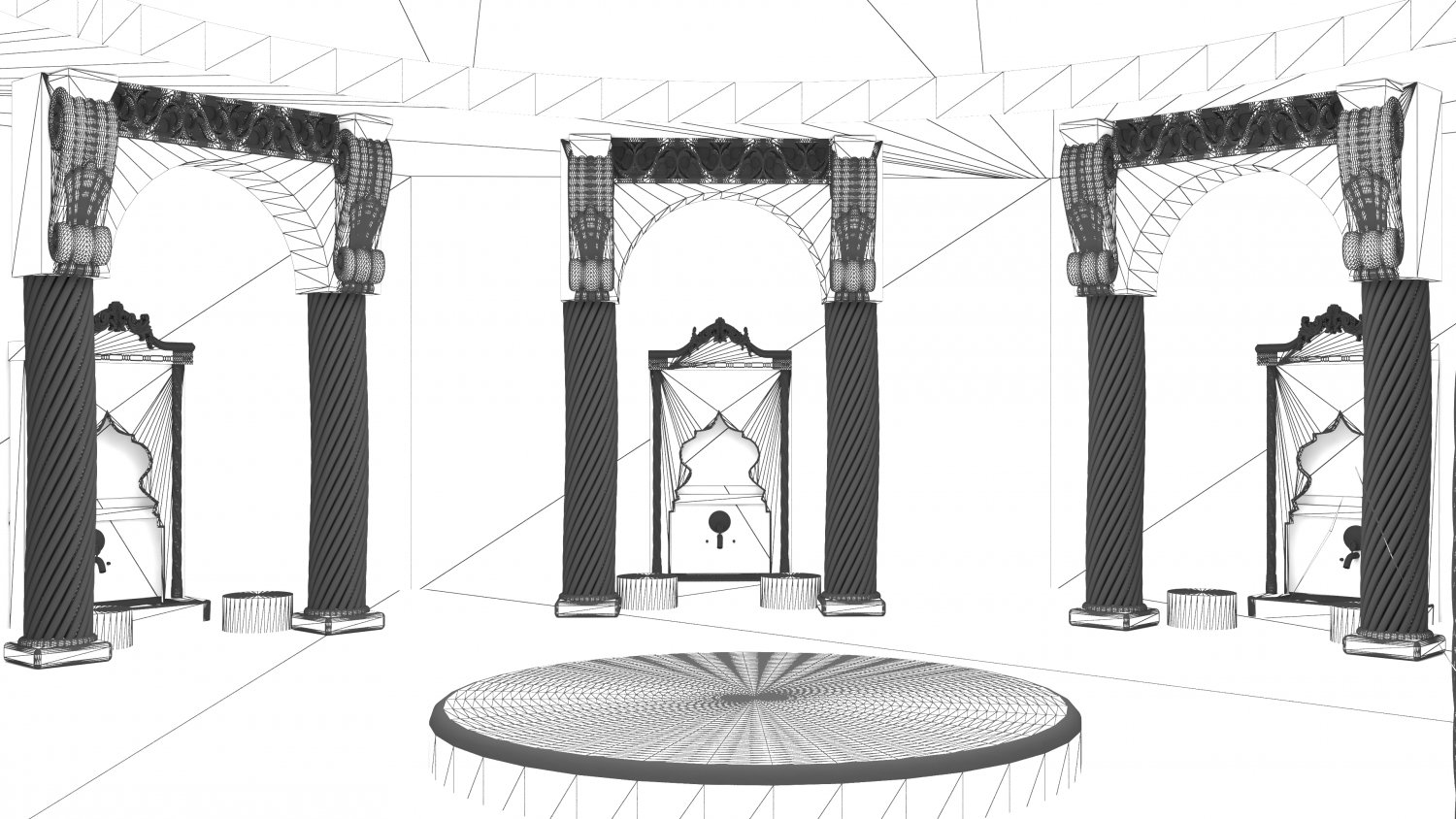 Turkish Bath 3D Model in Bathroom 3DExport