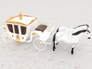 Royal Carriage 4K Modello 3D