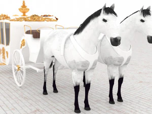 Royal Carriage 3D Model