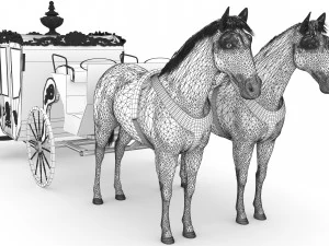 Royal Carriage 3D Model