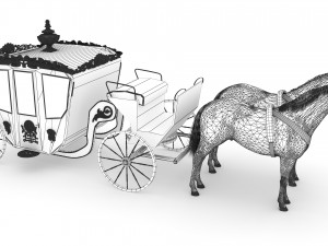 Royal Carriage 4K Model 3D