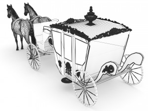 Royal Carriage 4K Model 3D