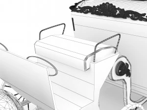 Royal Carriage 3D Model