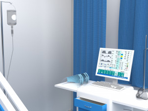Hospital Room 4 - 4K Model 3D