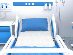 Hospital Room 4 - 4K Model 3D