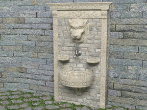 Wall Fountains Collection 4K 3Dモデル
