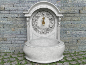 Wall Fountains Collection 4K 3Dモデル