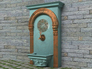 Wall Fountains Collection 3D Model