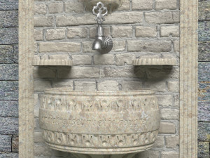 Wall Fountains Collection 4K 3Dモデル