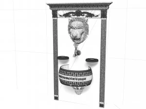 Wall Fountains Collection 3D Model