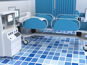 Dialysis Center 3D Model