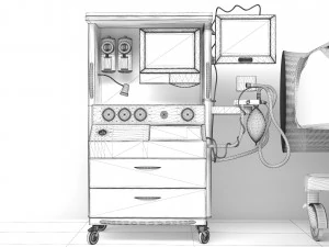 Dialysis Center 3D Model