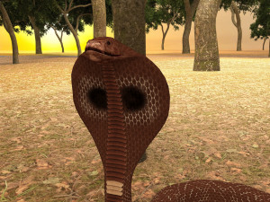 Spectacled Cobra 4K 3D Модель