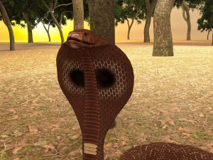 Spectacled Cobra 4K 3D Model