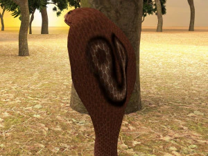 Spectacled Cobra 4K 3D Model