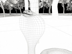Spectacled Cobra 4K 3D Модель
