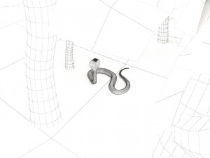Spectacled Cobra 4K 3D Модель
