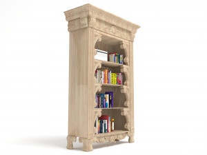 Bookcase 4K Modèle 3D