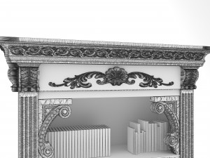Bookcase 4K Modèle 3D