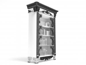 Bookcase 4K Modèle 3D
