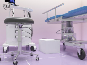Ultrasound Room 3 - 4K 3D Model