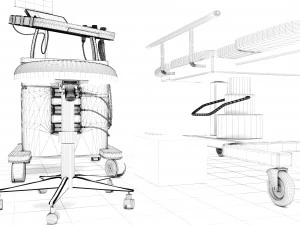 Ultrasound Room 3 - 4K 3D Model