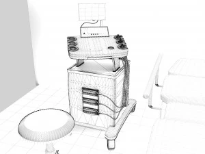 Ultrasound Room 3 - 4K 3D Model