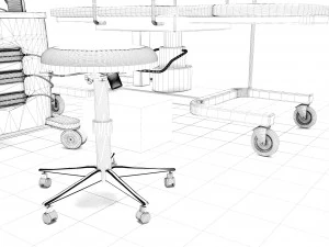 Ultrasound Room 3 - 4K 3D Model