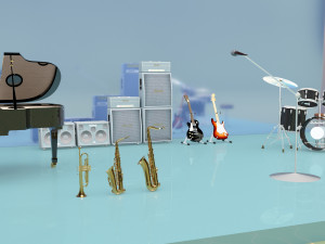 Band Version 2 - 4K 3D 模型