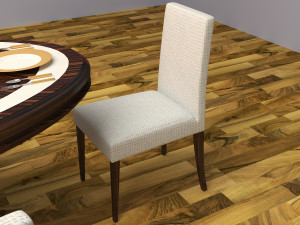 Dinner Table 4K 3D 모델