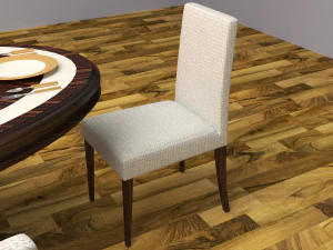 Dinner Table 4K 3D Model