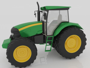 Farm Tractor 4K 3D 模型