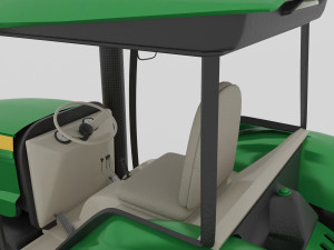 Farm Tractor 4K 3D 模型