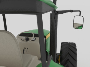 Farm Tractor 4K 3D 模型