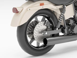 Chopper Biker 2 3D Model