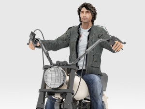 Chopper Biker 2 - 4K Model 3D